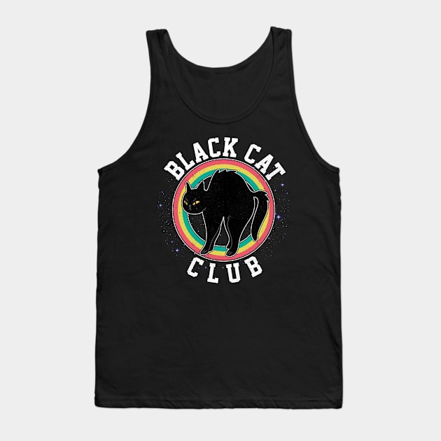 Black Cat Club Tank Top by sopiansentor8